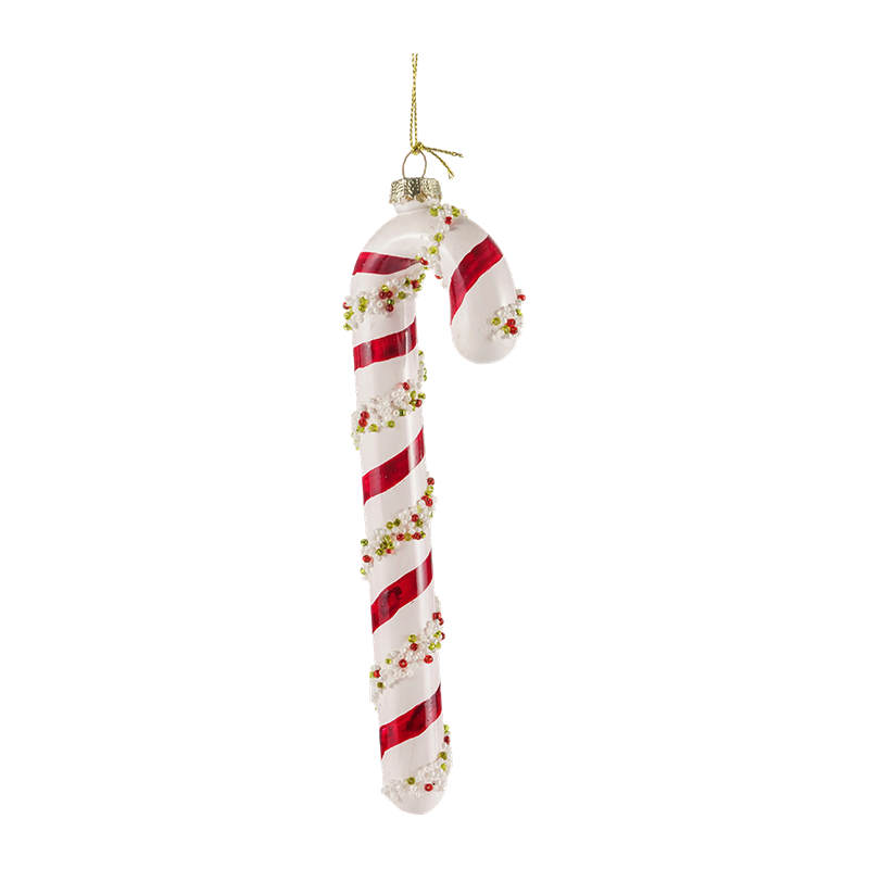 Weihnachts-Glasornament Brokkoli / Zuckerstange / Globus in Hirschform