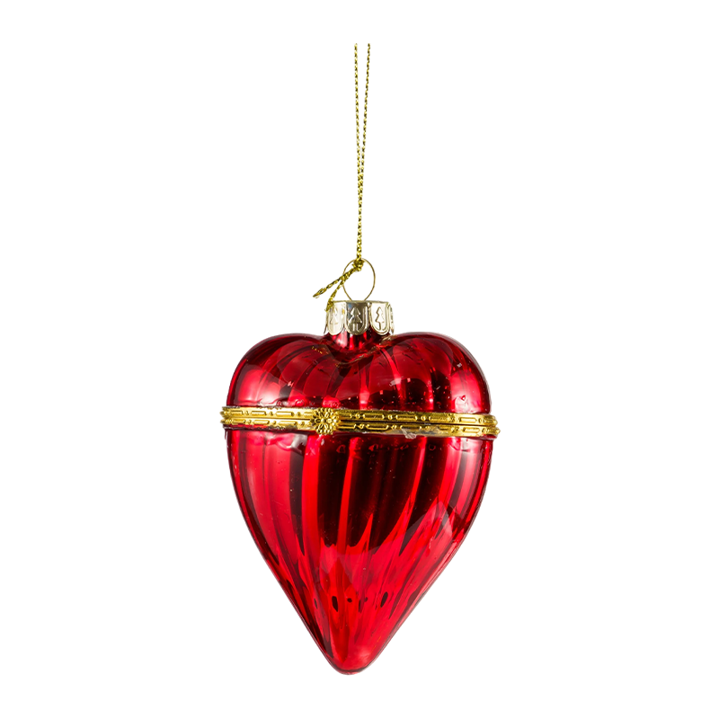 Weihnachts-Glasornament in Regenbogen-Sternform