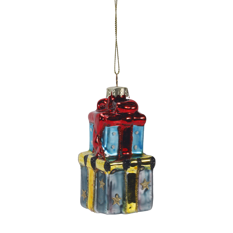 Weihnachts-Glasornament (Pilz-/Geschenkbox-Set)
