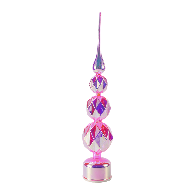 Schillernde Kristall-LED-Turmdekoration / Schneemann-Weihnachtsbaum-Tischleuchte
