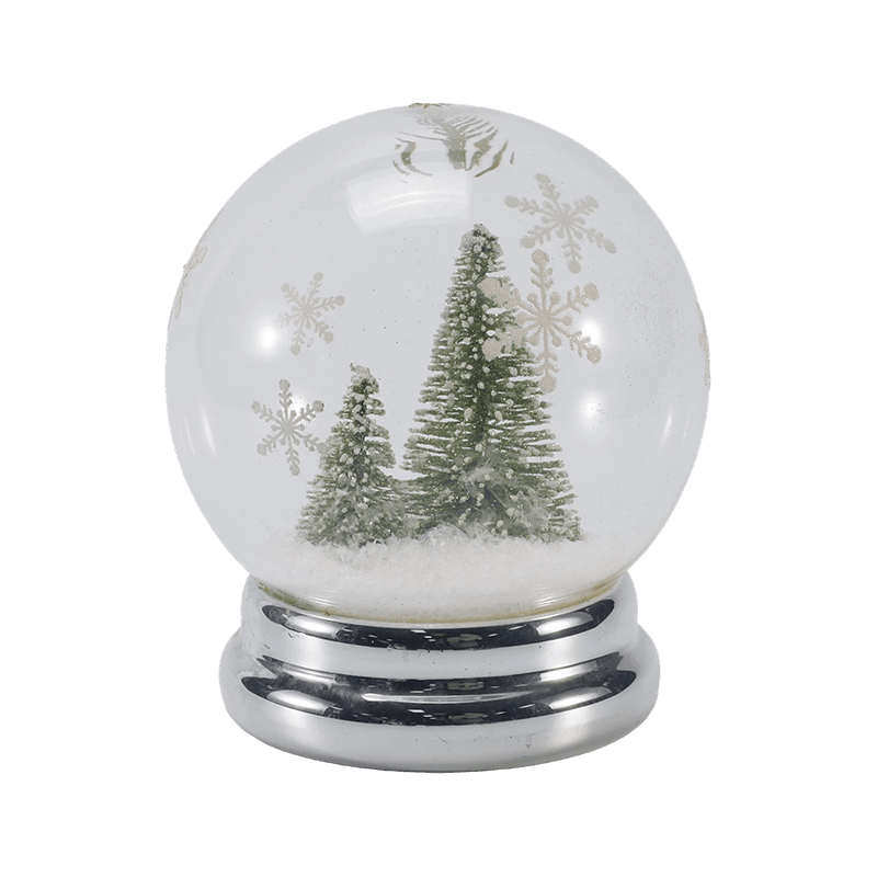 Festliche Glasglocke und Kugellicht (Engel-/Krippen-/Weihnachtsbaum-/Hirschwald-Stile)