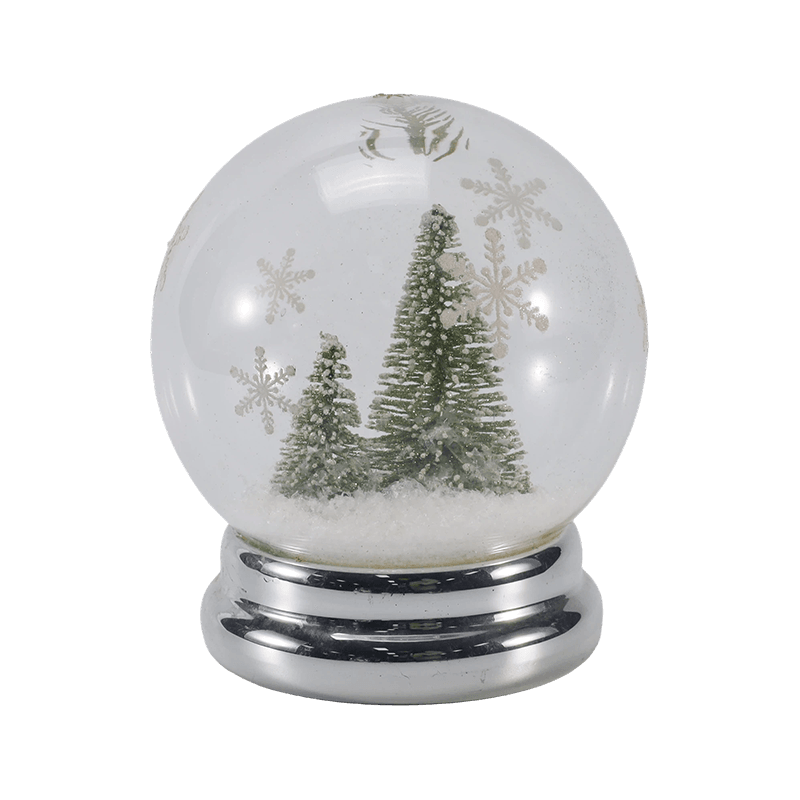 Festliche Glasglocke und Kugellicht (Engel-/Krippen-/Weihnachtsbaum-/Hirschwald-Stile)