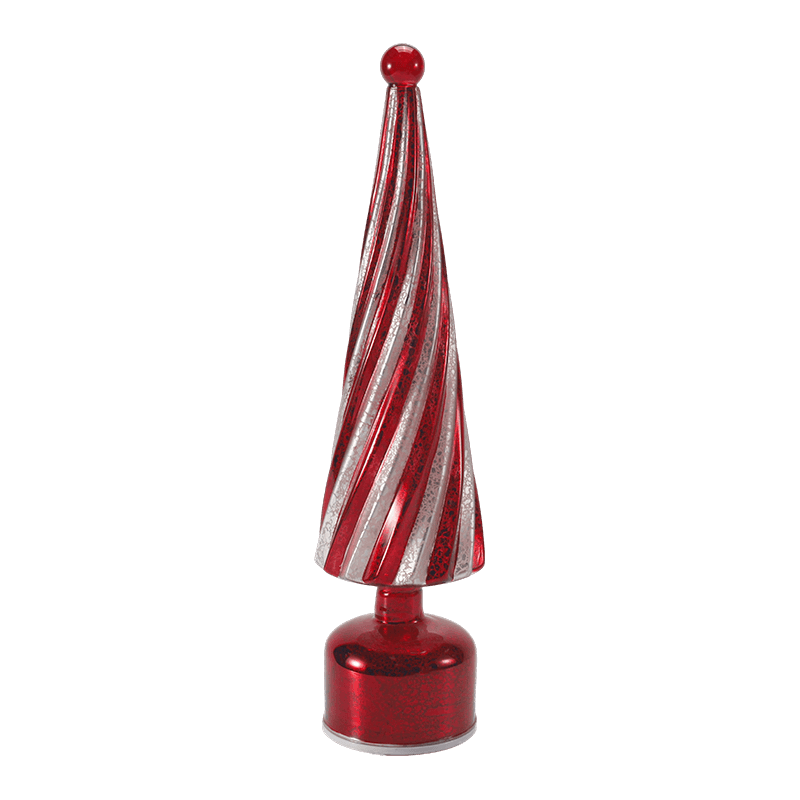 10*20 cm & 10*25cm & 10*30cm Vintage Mercury Glass Swirl Weihnachtsbaum