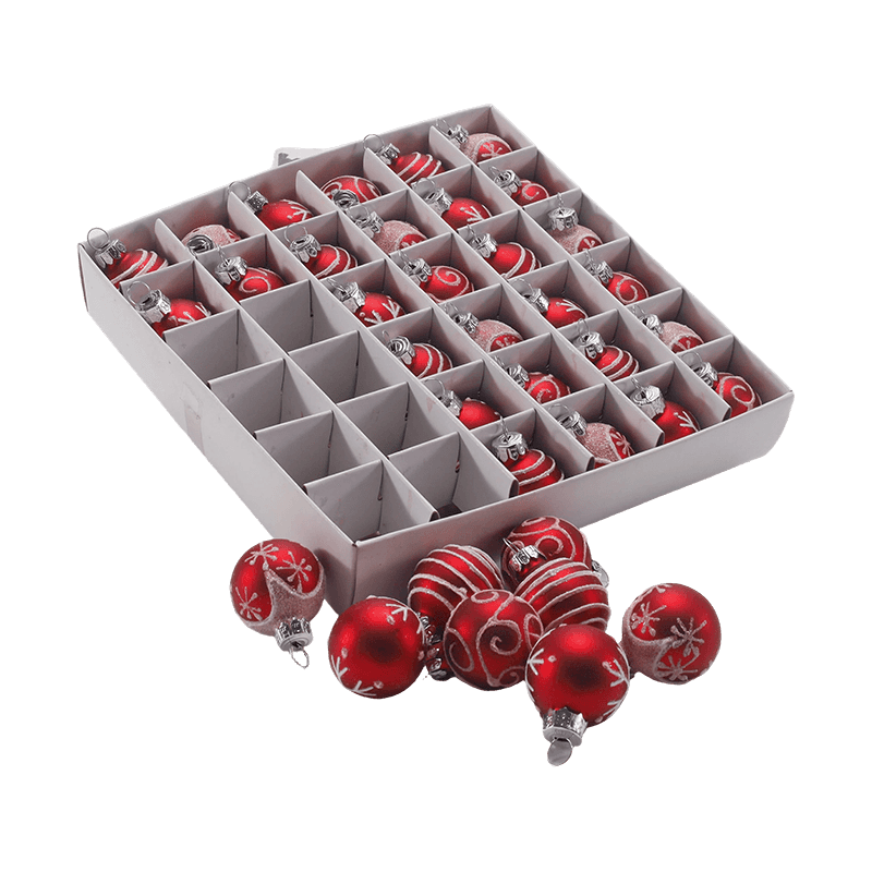 Mundgeblasenes Glas-Herz-Weihnachtsornament