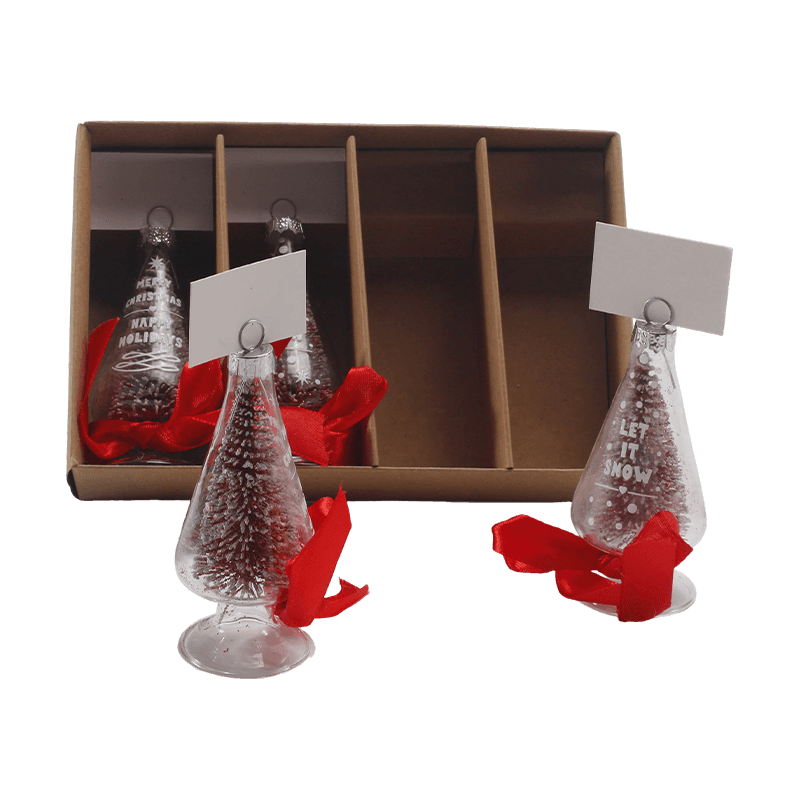 Mundgeblasener Weihnachtsschmuck aus Glas