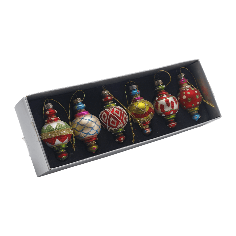 Mundgeblasener Weihnachtsschmuck aus Glas
