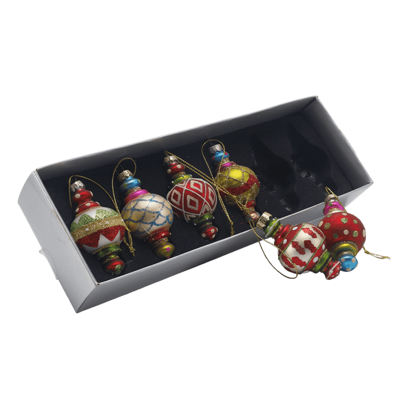 Mundgeblasener Weihnachtsschmuck aus Glas