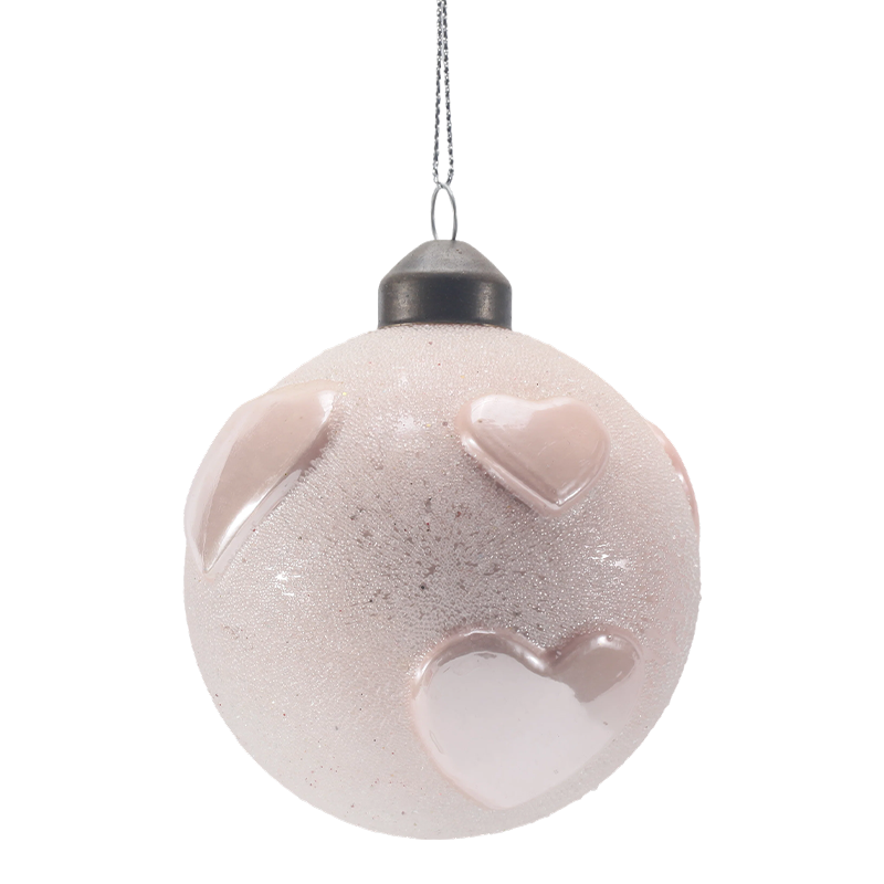 888 cm große Weihnachtskugel aus mundgeblasenem Glas