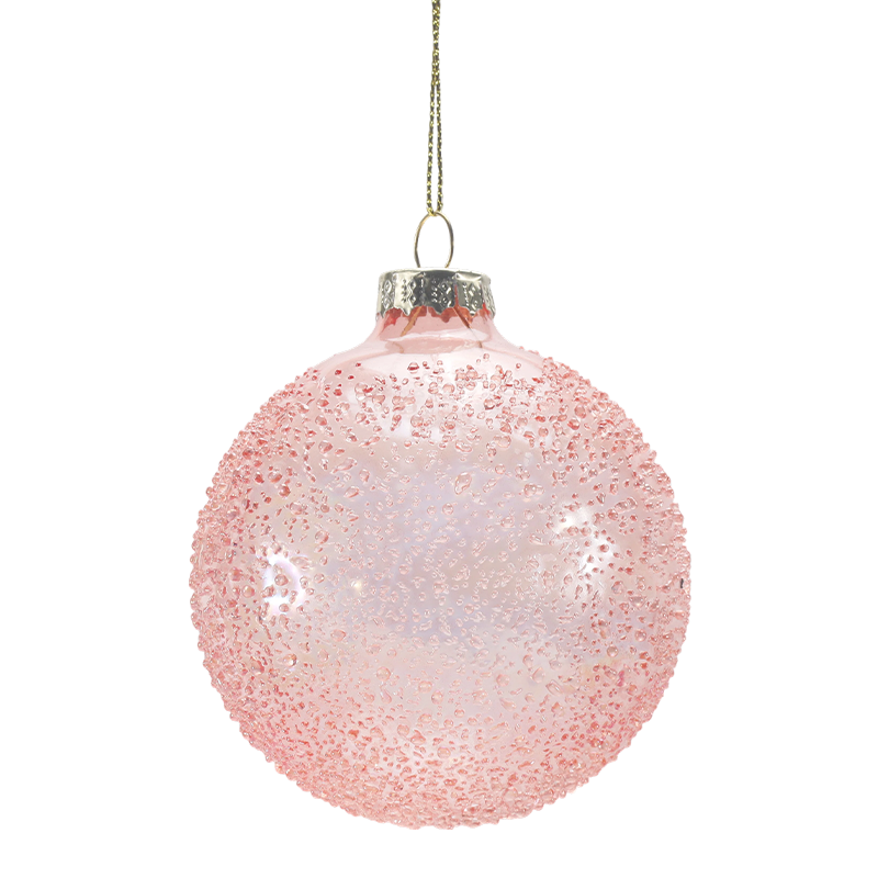 888 cm große Weihnachtskugel aus mundgeblasenem Glas