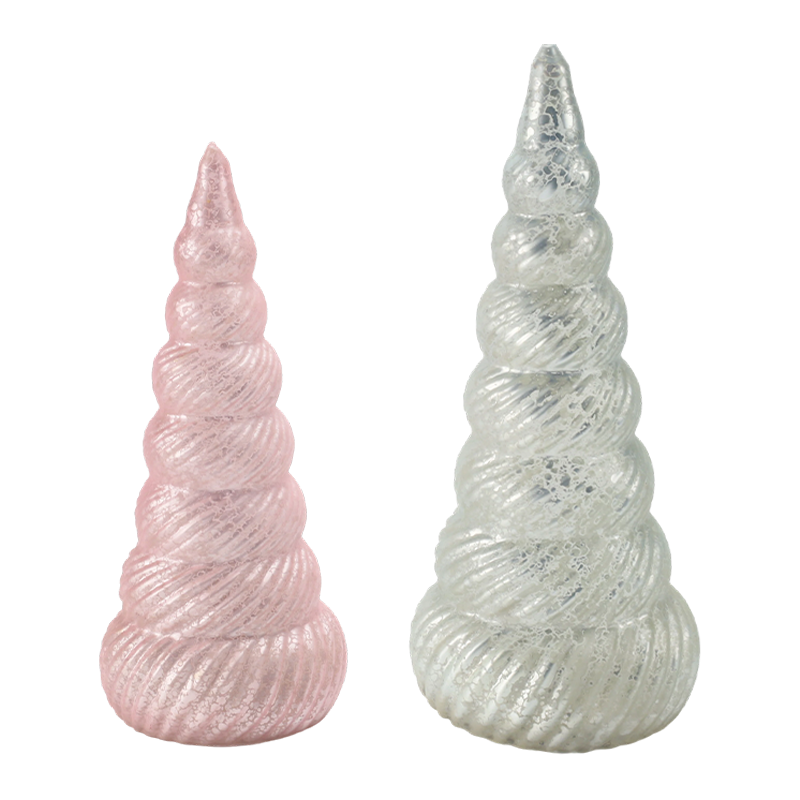 Spiralstrukturierter Weihnachtsbaumschmuck