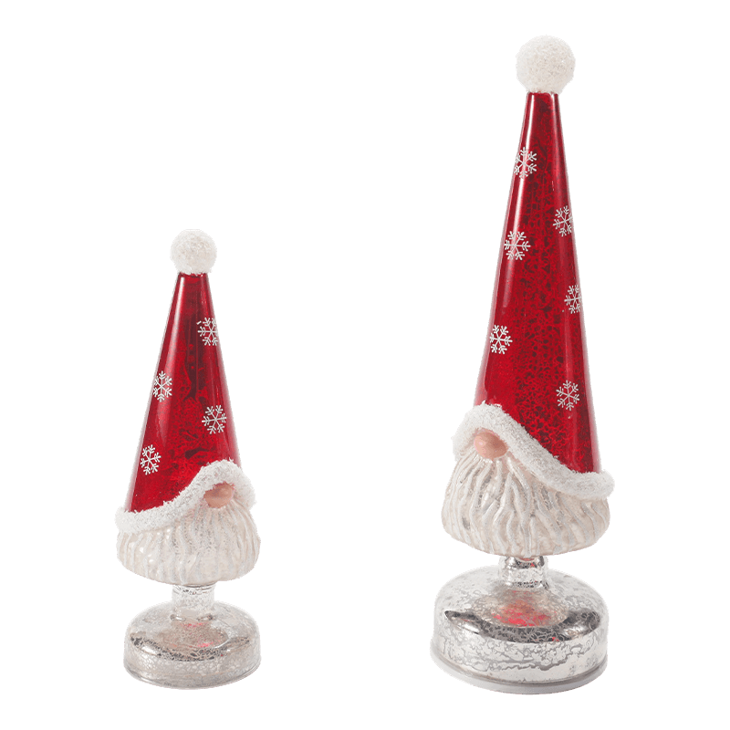 Vintage Weihnachtsdekorationsleuchte aus Quecksilberglas
