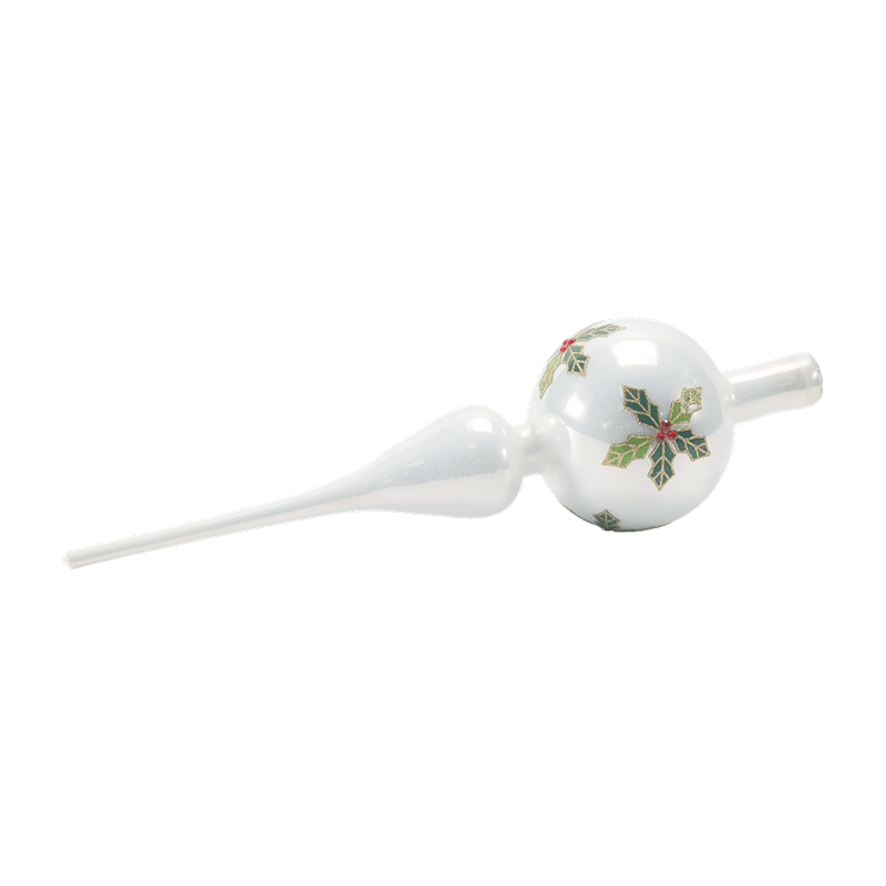 Mundgeblasene Weihnachtsbaumspitze aus Glas