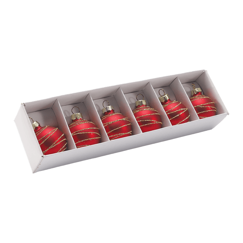 Mundgeblasener Weihnachtskugel-Ornament aus Glas