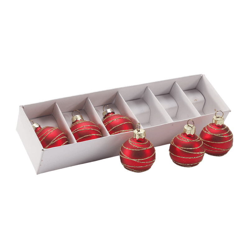 Mundgeblasener Weihnachtskugel-Ornament aus Glas