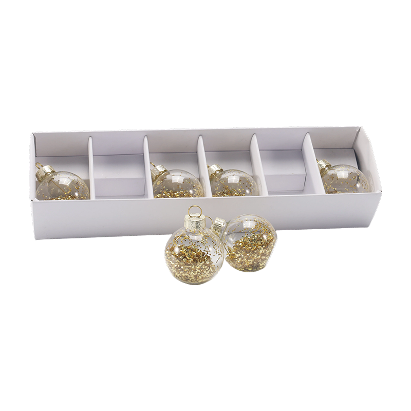 Hochwertiges Weihnachtskugel-Ornament-Set aus Glas