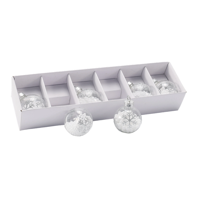 Hochwertiges Weihnachtskugel-Ornament-Set aus Glas