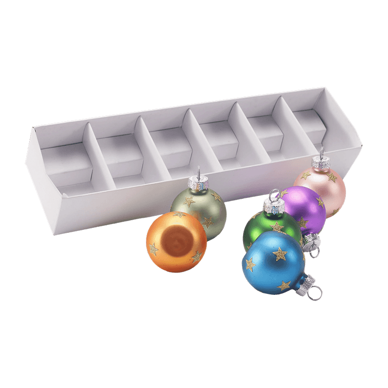 Hochwertiges Weihnachtskugel-Ornament-Set aus Glas