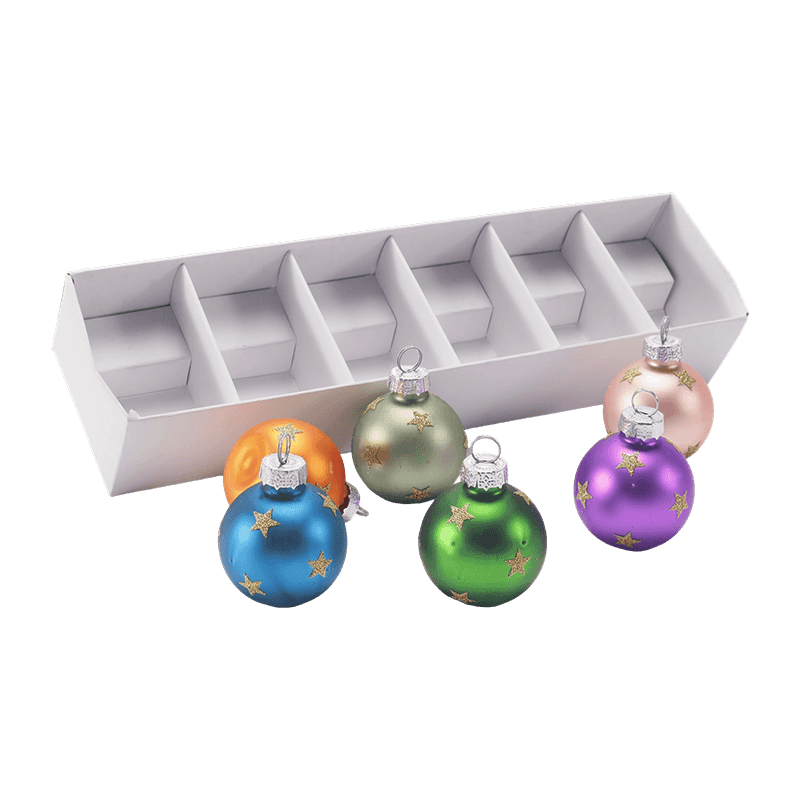 Hochwertiges Weihnachtskugel-Ornament-Set aus Glas